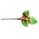 thumbnail image 3 of Artificial Big Leaf Berry Bayas simuladas Decoración Habitación Planta de adorno realista, rosa y blanco 5 piezas Vogacara HA7839-03B, 3 of 6