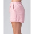 thumbnail image 4 of URBAN DAIZY Women's Casual Shorts Cotton Drawstring Elastic Waist with Pockets Pull On Summer Lounge Active Workout Pants A42_3010 Dusty Pink 3XL, 4 of 5