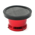 thumbnail image 2 of NS Motorcycle Air Filter Cup With Net, 50mm Carburetor Air Filter Horn Cup Funnel Velocity Stack CNC Aluminium Alloy Red For PWK 21mm, 24mm, 26mm, 28mm, 30mm, PE 28mm, 30mm Carburetor, 2 of 5