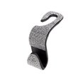 thumbnail image 5 of 4pcs Car Purse Hook Bling Rhinestone Car Hooks For Women-silver, 5 of 5