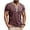 Red, variant on Mens Tshirt Man T Shirts | Color Blocked Button Open Neck Pocket Men Casual Loose Comfort Solid Color Round Neck Short Sleeve Tee Blue XL
