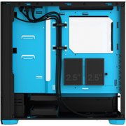 Fractal Design Pop Air RGB Clear Tempered Glass ATX Mid-Tower Computer Case, Cyan Core