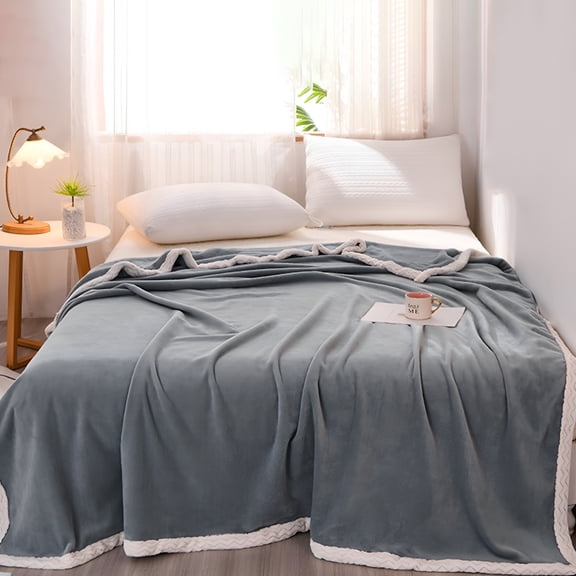Arlajo Cooling Comforters,Queen Size for All Season Warm Fuzzy Lightweight Thermal Fleece Summer Autumn Fall Winter Spring Blankets,Double Sided Summer Comforter for Bed Couch,Machine Washable