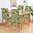 thumbnail image 2 of Yayeee 2 Pack Dining Chair Covers Stretch Parson Chairs Slipcovers Seat Protector, Game Day Footballs, 2 of 6