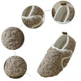 thumbnail image 6 of Quealent Toddler Slippers Boys Girls House Shoes Slip on Baby Sock Shoes Lightweight Outdoor Walking Shoes Khaki for Size 6, 6 of 7