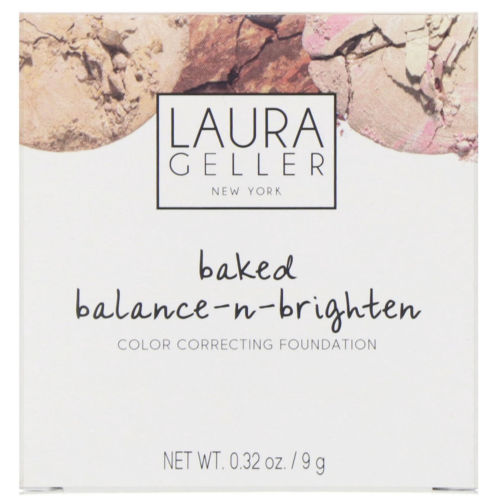Laura Geller New York Baked Balance-N-Brighten Foundation, Color Correcting Light, 0.32 oz