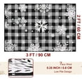 thumbnail image 2 of Bleum Cade Christmas Snowflake Area Rugs 2x3 Entryway Rug, Grey Buffalo Plaid Non Slip Washable Door Mat,Outdoor Indoor Welcome Mat for Entrance,Christmas Decorations, 2 of 7