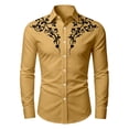 thumbnail image 3 of Kiijoy Boys Cowboy Western Long Sleeve Shirt Kids Casual Button Up Shirt Top, Sizes 4-13, 3 of 3