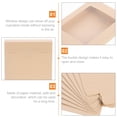 thumbnail image 2 of 10 cajas de regalo Kraft para galletas, pasteles y manualidades con ventana transparente., 2 of 5