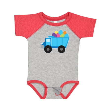 

Inktastic Easter Egg Truck Boys Gift Baby Boy Bodysuit