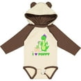 thumbnail image 3 of Inktastic I Love Poppy Boys or Girls Long Sleeve Baby Bodysuit, 3 of 5