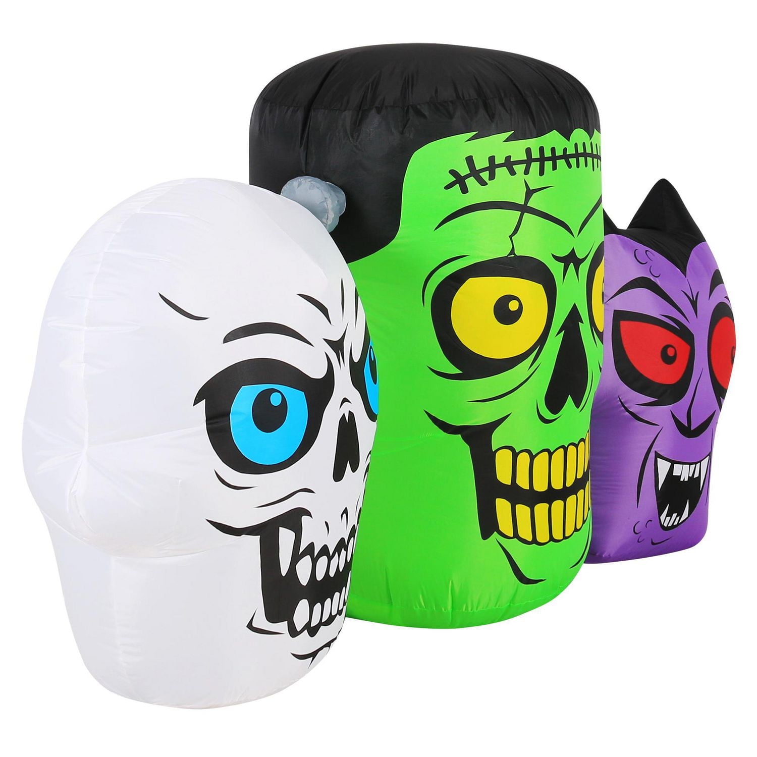 Occasions 6’ Inflatable Monster Trio – Halloween Outdoor Decoration