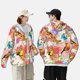 thumbnail image 4 of Balery Flowers And Birds Watercolor Sudadera ligera de manga larga con capucha y protección solar UPF 50+ para hombre y mujer, ideal para pesca y running-3X-Large, 4 of 7