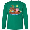 thumbnail image 3 of Inktastic Animal Ark Bible Story Christian Long Sleeve Youth T-Shirt, 3 of 5