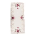 thumbnail image 2 of Country Style Floral Embroidered Lace Tablecloth Table Mat Decor 40*85cm, 2 of 7