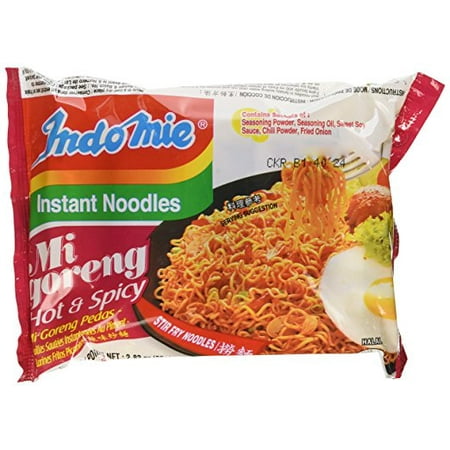Indomie Instant Fried Noodles Spicy Hot 2 82oz Pack of 