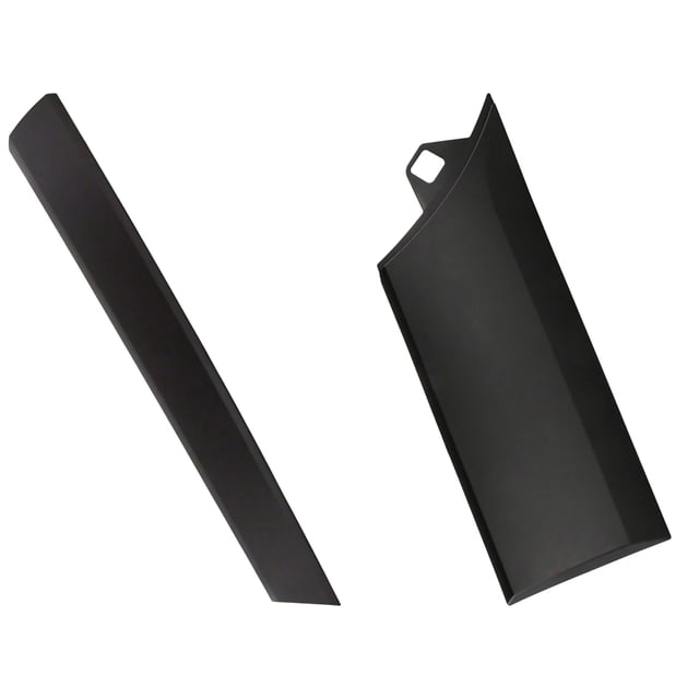 Par De 2 Molduras De Panel Lateral OEM Traseras Inferiores Negras Carbón Transit De 2019 A 2026 Ford Original
