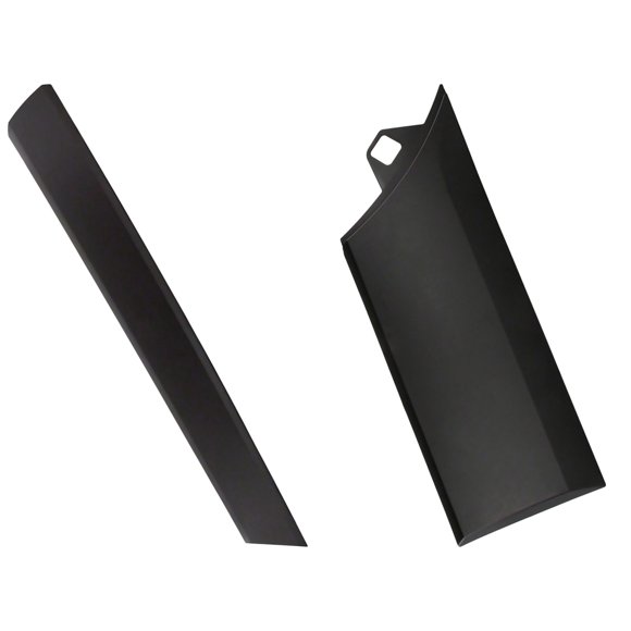 Par De 2 Molduras De Panel Lateral OEM Traseras Inferiores Negras Carbón Transit De 2019 A 2026 Ford Original