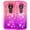 Pink+Purple, variant on FIEWESEY For Motorola E5 Play Phone Case Moto E5 Cruise Glitter Case Sparkle Glitter Flowing Liquid Quicksand with Shiny Bling Diamond Women Girls Cute Phone Case For Motorola E5 GO - Pink+Purple