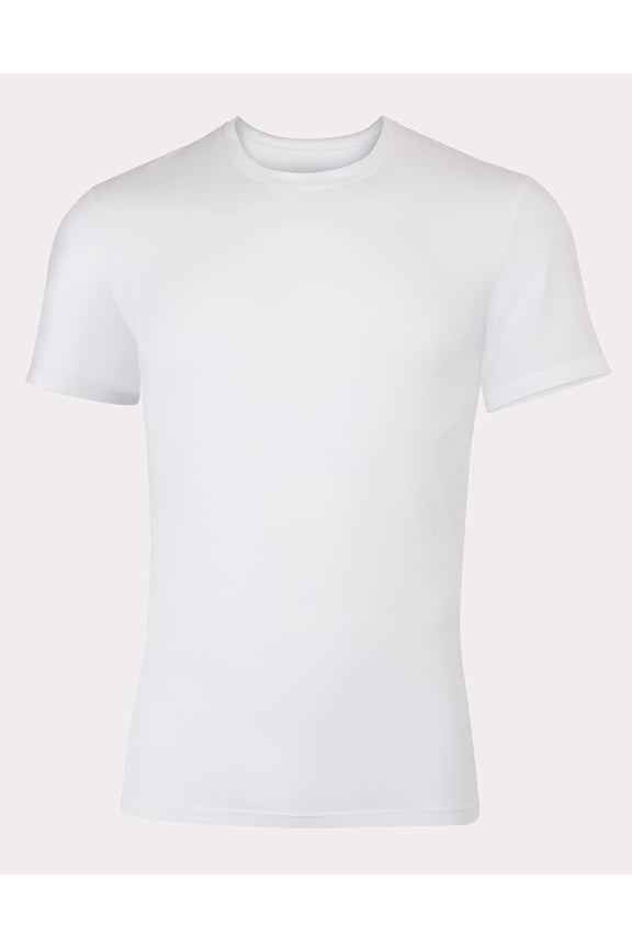 Perfect Flex Men's Tee, White Crewneck Undershirt, 1-Pack L