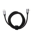 thumbnail image 2 of Cable USB C a USB C en ángulo Recto 100W PD Cable USB C 4K 20V 5A Cargador USB Tipo C Cable de Carga Rápida 10Gbps 15m Cable de Nylon ANGGREK Otros, 2 of 8