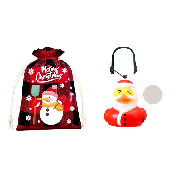 TUTUnaumb 2022 Winter Car Squeaky Christmas Ducks Car Dashboard