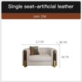 thumbnail image 1 of Living Room Bedroom Furniture Home Double Sofa New Designed Classic Genuine Leather Sofa Sets Multi-Person Reception Recliner My Lux Decor Round, 1 of 14