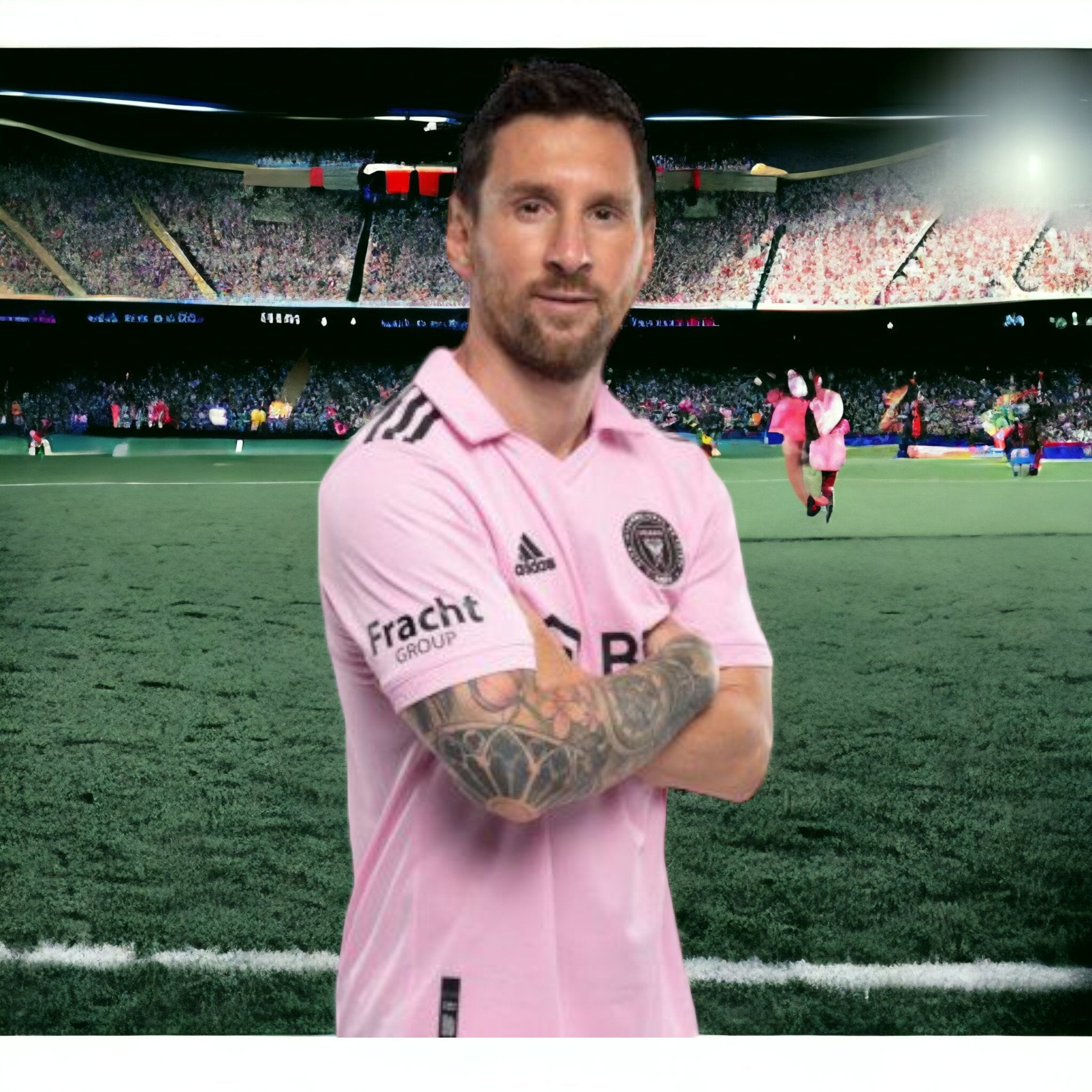 Messi 10 Inter Miami FC Pink Design Baseball Jersey - Growkoc