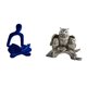 thumbnail image 1 of Figura De Pensador Abstracto Con Forma Humana, Adorno Escultural Para Oficina, Bar, Boda, Estatua De Búho Moderna, Figura De Animal De Mesa Para Sala De Estar, Decoración De Gabinete, Mesita, 1 of 8