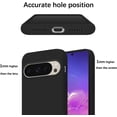 thumbnail image 6 of Compatible with Google Pixel 9 Pro XL Case Silicone Liquid Purple, Soft Smooth Touch Google Pixel 9 Pro XL Phone Case Silicone Shockproof Thin Cover (Black), 6 of 14