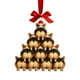 thumbnail image 2 of Adorno colgante de perro para árbol de Navidad | Decoración colgante de 8 cm | Sombrero de Papá Noel Bulldog Francés | Luces cálidas y brillantes amarillas brillantes | Novedad festiva única | 1, 2 of 6