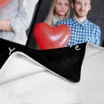 thumbnail image 3 of Personalized Blanket with Photo Text Custom Photo Blankets Customized Photos, Picture Blanket Gifts for Family and Friends on Christmas Wedding Mothers Day, Father Day Blankets, 3 of 5