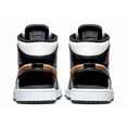 thumbnail image 3 of Ni - ke Air Jordan 1 Mid Patent 'Black Gold' 852542-007 Basketball Shoes 100%AUTHENTIC, 3 of 5