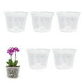 thumbnail image 2 of Grofry Orchid Pot ,Reusable Orchid Flowerpot with Holes ,Plastic Ventilated Planter for Repotting Growing Indoor Outdoor Orchids, 2 of 8