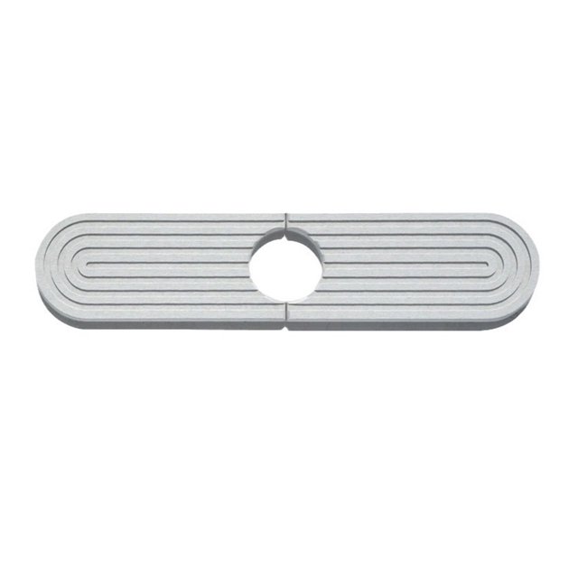 CSChome Faucet Splash Pad Fast Drying Splash Pad Water Absorbing Stone Sink Organizer for Kitchen Bathroom Sink Drain Mat Dish Cup Holder
