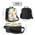 thumbnail image 2 of Lsque Travel Animals Lunch Bag Lunch Box for Women Men Reusable Insulated Lunch Tote Bag,Leakproof Thermal Cooler Sack Food Handbags Case High Capacity, 2 of 9