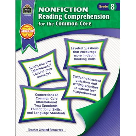 Nonfiction Reading Comprehension for the Common Core Grd (Best Common Core Resources For Teachers)