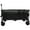 Black, variant on Yoneston 44.3" Collapsible Wagon Cart with Storge Bag, Portable Heavy Duty Utility Wagon with 480LBS Weight Capacity for Camping, Picinc, Shopping, Beach, Grocery Transport, Black