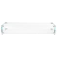 thumbnail image 2 of Zzistar Tempered Wind Guard for Firepits, Gas Fire Pit Wind Guard for Fire Table, Thick Square Glass Shield, Glass Panel with Hard Aluminum Corner Bracket & Feet, 2 of 7