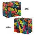 thumbnail image 3 of HELLHERO Xmas Sewing Machine Cover Easy to Clean Reusable Storage Pocket Colorful Leaf Pattern Design, 3 of 8