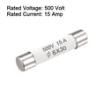 thumbnail image 4 of Unique Bargains Ceramic Cartridge Fuses 30A 500V Ceramic Fuses Fast Blow for Amplifier Energy Saving Lamp Ballast 5pcs, 4 of 6