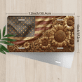 thumbnail image 2 of 1 Pcs 2D Flat License Plate Covers & Frames, American Flag For Decorative Front, Waterproof For Decoration Aluminum License Plate Covers & Frames Cover For Men Women, 12" X 6", 2 of 6