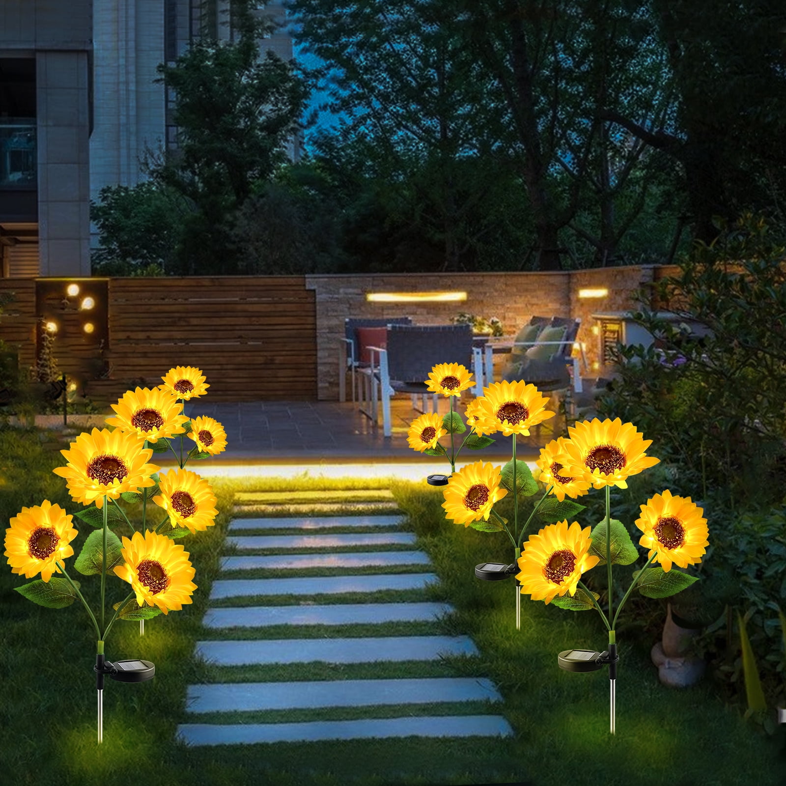 OriginalSoucing Solar Yellow LED Landscape and Walkway Light (2 Pack)