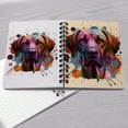 thumbnail image 4 of Rhodesian Ridgeback Portrait Watercolor Vintage Retro Styles Spiral Bound Journal Ridgebacks Dog Lover Gifts 5x7in Spiral Notebook - 00001, 4 of 5