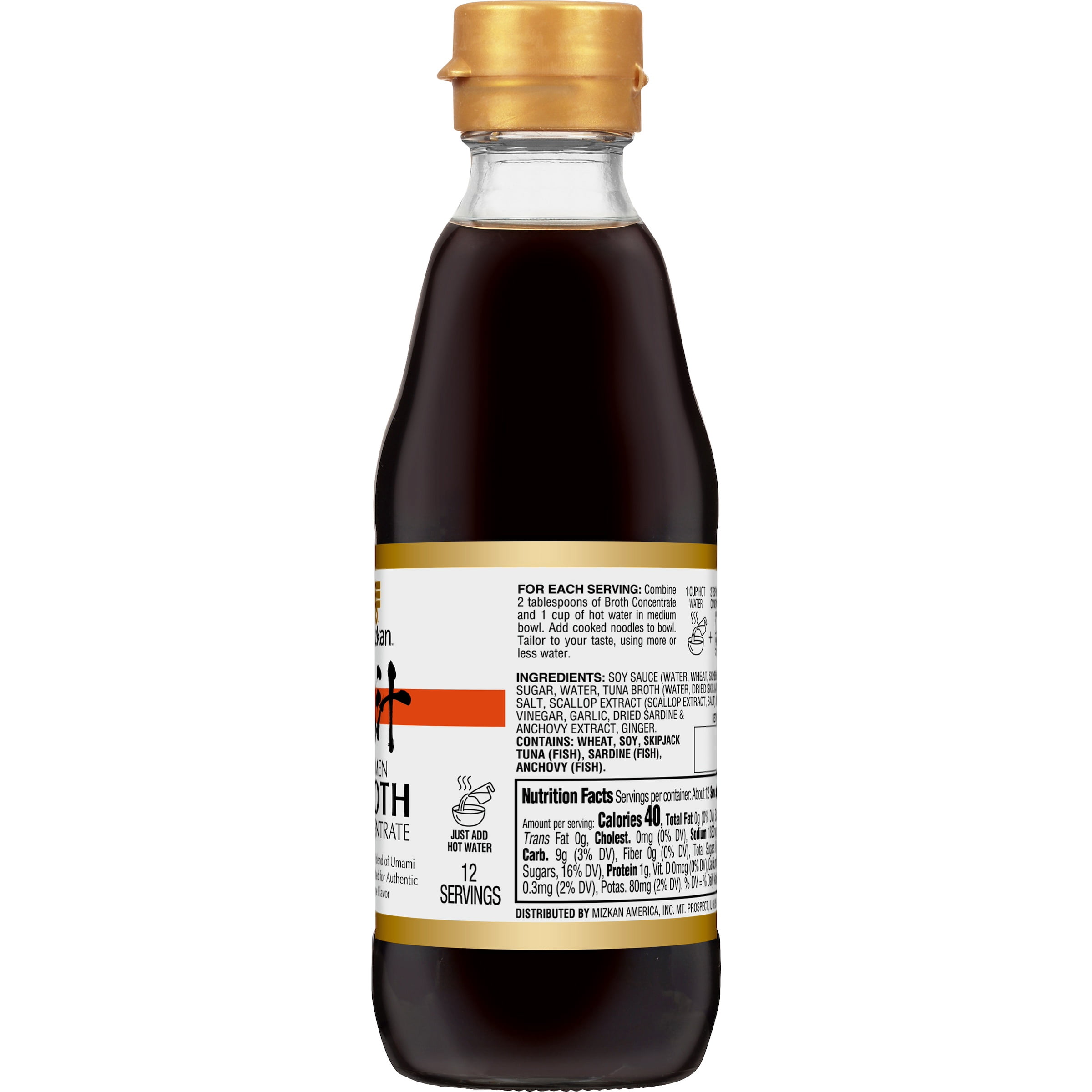 Mizkan Ramen Broth Concentrate 12 fl oz Japanese Dashi for