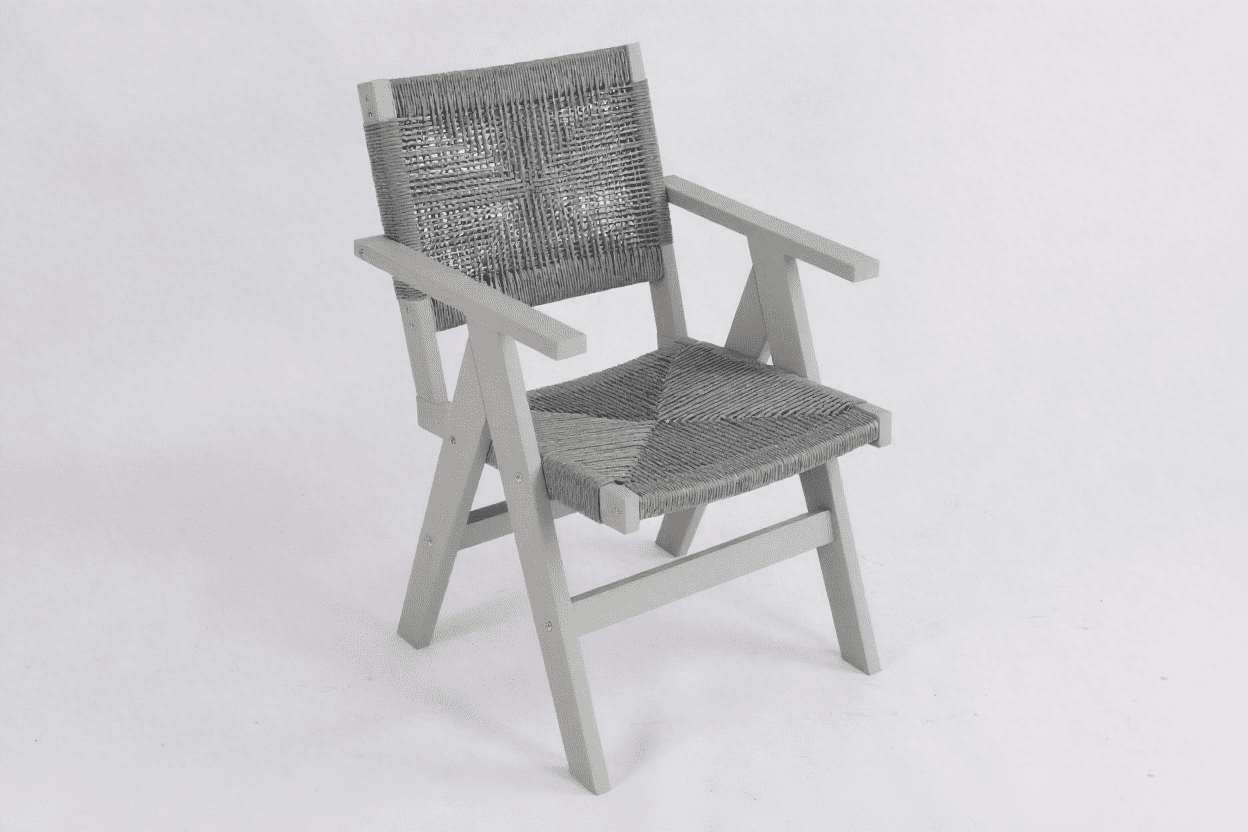 All Season Outdoor Dining Chair, Universal Leisure Seat for Garden Dinner Patio Outdoor Eating Space, Brown