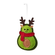 Famure Avocado Green Doll Pendant Decor Cute Christmas Ornaments