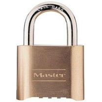 Master Lock Model No. 175D 2in 51mm Wide Set Your Own Combination Solid Body Padlock Set of 4