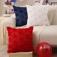 thumbnail image 7 of 250 Anniversary Usa 4Th Of July Independence Day Decorations Red, White Blue New Pillows for Living Room and Bedroom, Single Sided Printing,Pillow Cover Without Core，17.7*17.7Inch, 7 of 7
