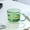 Green #3, variant on Double-Layered Colored Handblown Glass Cup - High Borosilicate Heat Resistant Mug with Handle for Hot & Cold Beverages